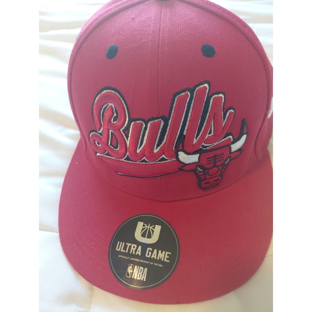 NWOT Chicago‎ Bulls NBA Basketball Ultra Game Men's Adjustable Snapback Cap Hat